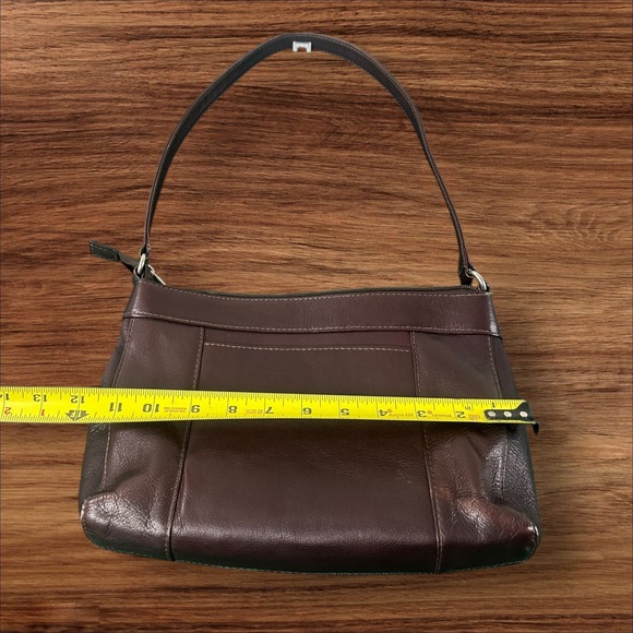 Le‎ Donne Leather Collection Brown Shoulder Bag Classic Everyday Style - Picture 4 of 8